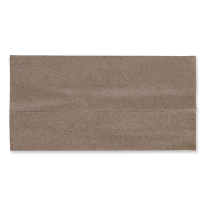 Boardwalk Tall Fold Dispenser Napkins, 1-Ply, 13 x 6, Kraft, 500/Pack, 20 Packs/Carton