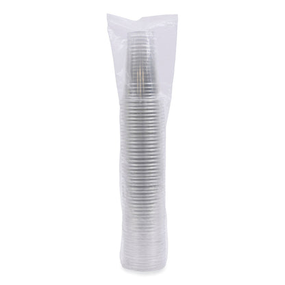 Boardwalk Clear Plastic Cold Cups, 24 oz, PET, 50 Cups/Sleeve, 12 Sleeves/Carton