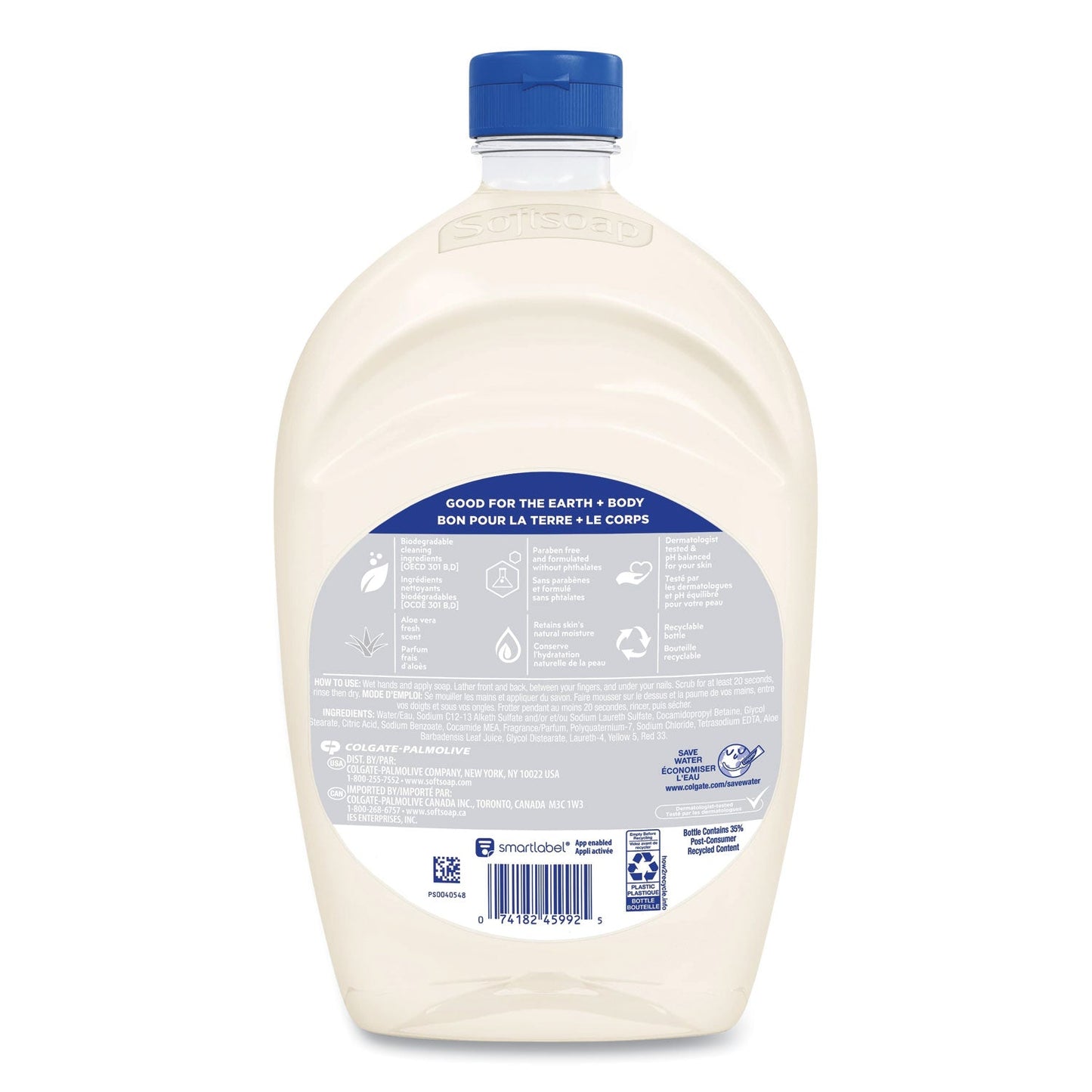 Softsoap Moisturizing Hand Soap Refill with Aloe, Fresh, 50 oz
