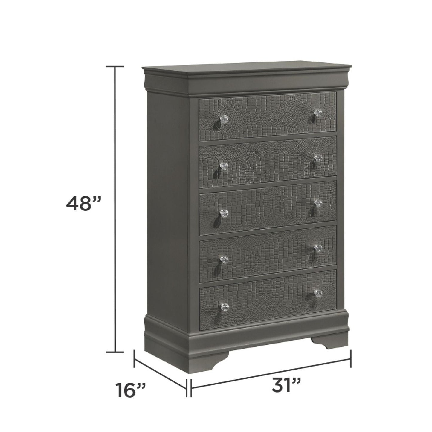 Blaze - 5 Drawer Chest