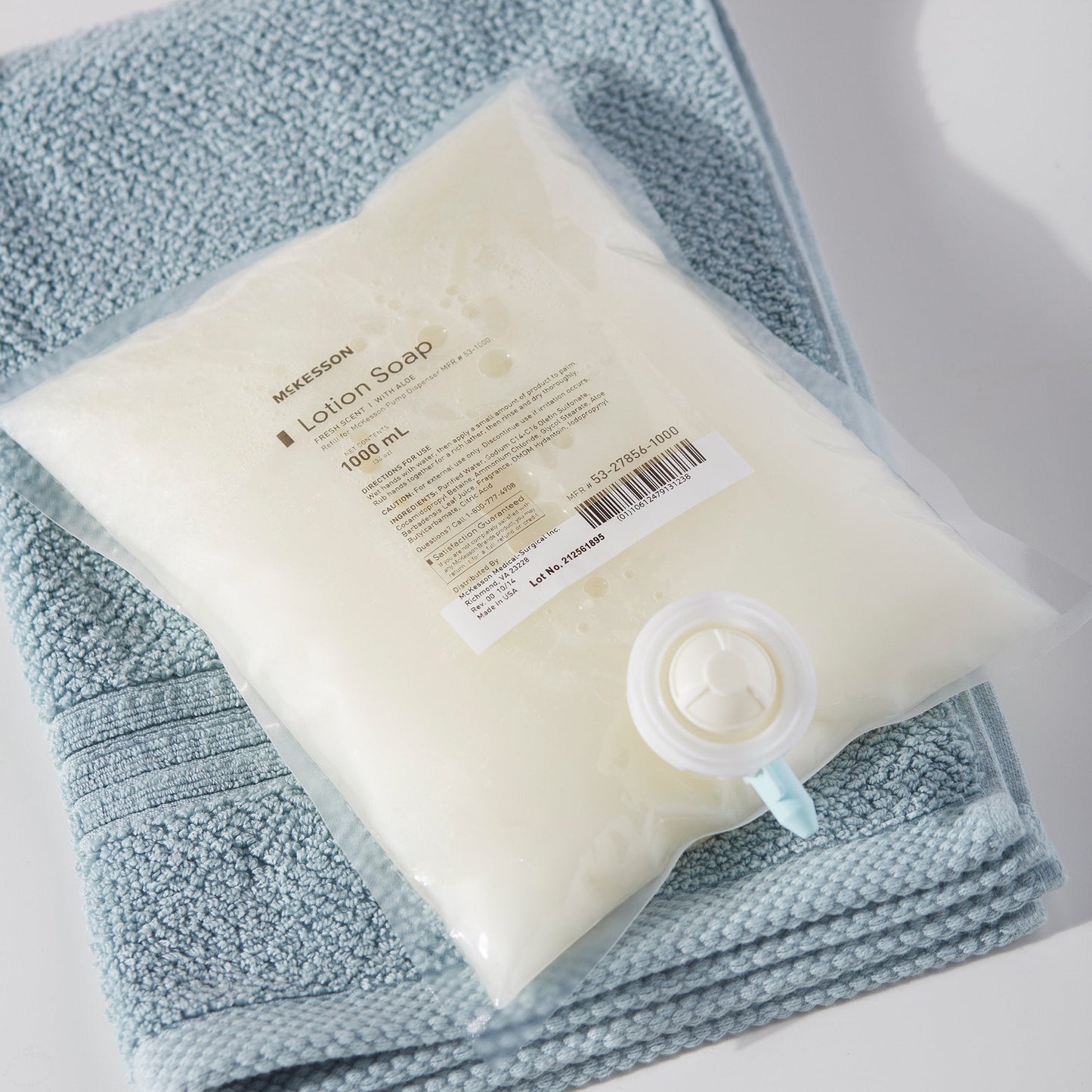 McKesson Lotion Soap, 1,000ml Refill Bag, Fresh Scent 53-27856-1000