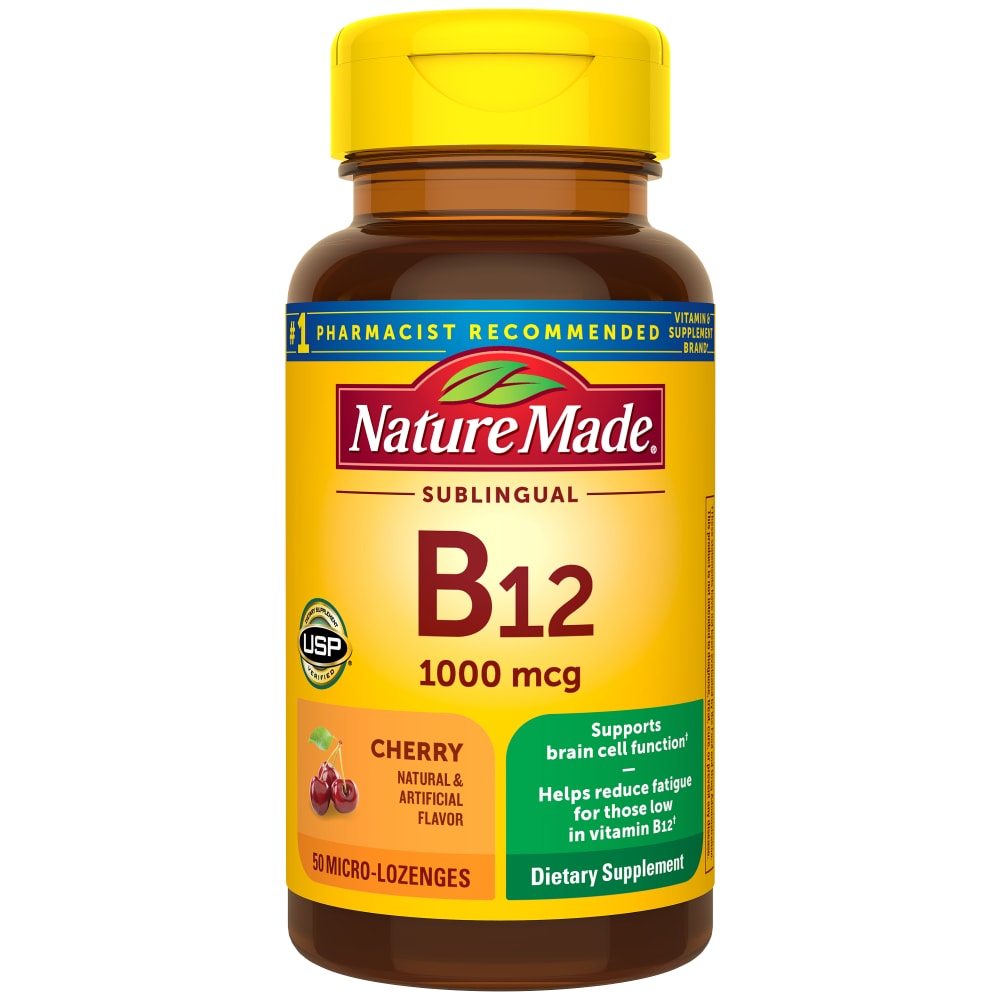 Nature Made Sublingual Vitamin B-12 1000 Mcg Lozenges - Cherry