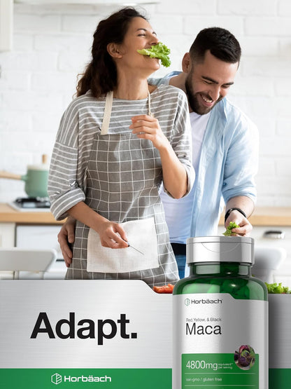 Maca Root Capsules for Men and Women | 120 Pills | High Potency Extract | Non-Gmo and Gluten Free Formula