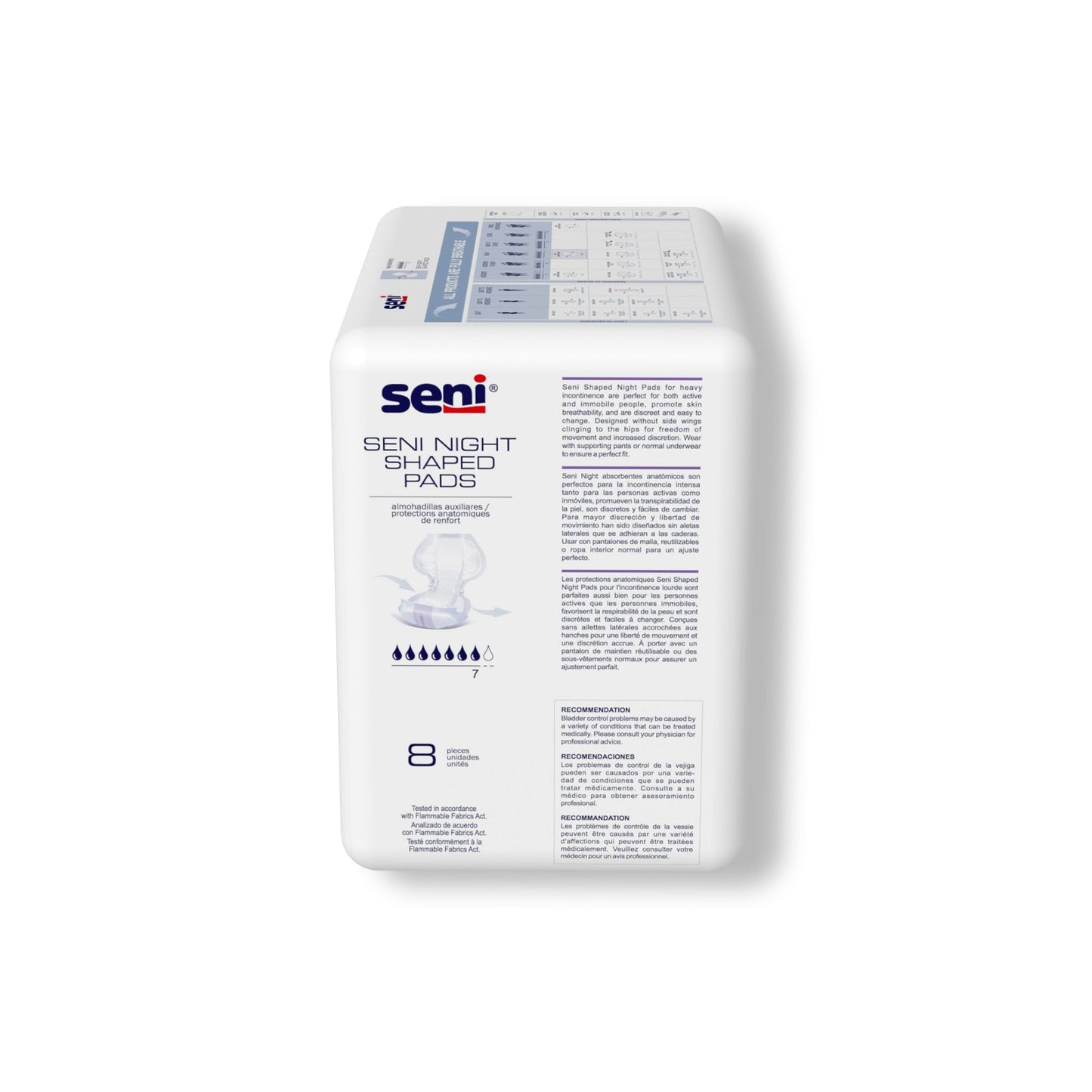 Seni® Night Shaped Pads S-PL08-PS1