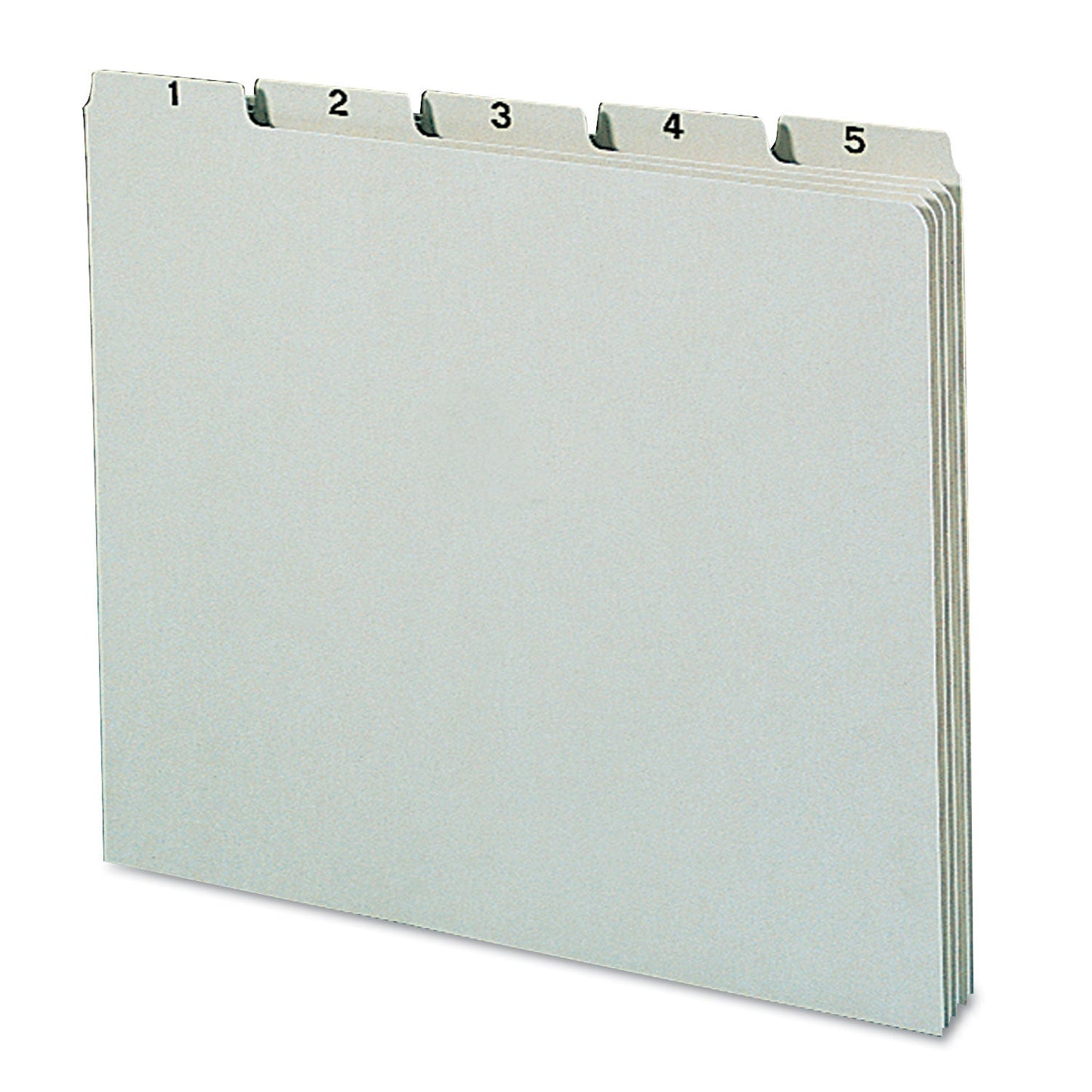 Smead 100% Recycled Daily Top Tab File Guide Set, 1/5-Cut Top Tab, 1 to 31, 8.5 x 11, Green, 31/Set