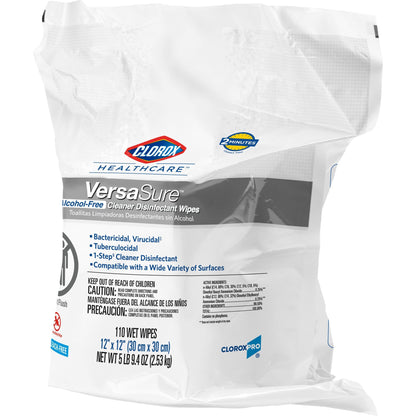 Clorox Healthcare® VersaSure® Cleaner Disinfectant Wipes, Refill Pouch 31761