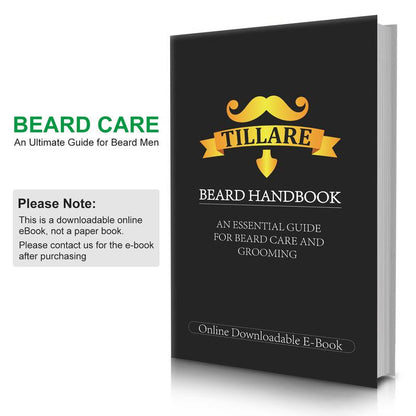 Beard Growth Kit - TILLARE Beard Grooming Kit with Beard Growth Oil, Balm, Comb, Massager, Christmas & Birthday Gifts for Men Husband Dad Boyfriend