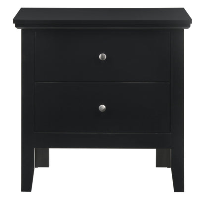 English Dovetailed Drawers Nightstand
