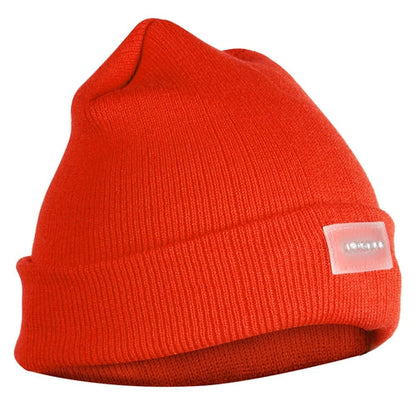 Warm Hat Camping Jogging Running Cap Headlamp