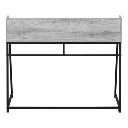 Computer Desk For Home Office, Laptop, Storage Shelves, Marble Look Contemporary & Modern