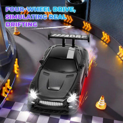 2026 Wintek 1:64 Mini Drift RC Car – Adult Desktop Racing Toy, App-Controlled RC with LED Lights & Adjustable Speed, Cool Gift for Boyfriend & Men