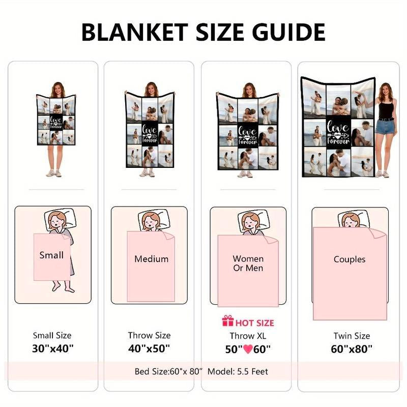 Personalized Album Cover Blanket, Soft Cozy Flannel Throw for Fans, All-Season Home Decor