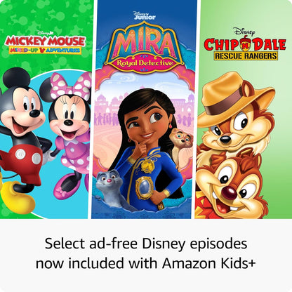 Amazon Fire 7 Kids Tablet, Ages 3-7. Top-Selling 7" Kids Tablet on Amazon. Includes Ad-Free and Exclusive Content, Easy Parental Controls, 10-Hr Battery, 16 GB, Blue