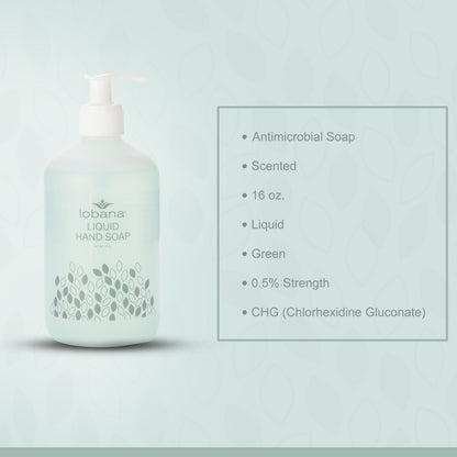Lobana® Liquid Hand Soap, 16-ounce pump bottle 3220-02