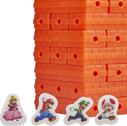 Hasbro Jenga: Super Mario Edition Game | Block Stacking Tower Game | Back to School Gifts for Kids | Classroom Board Games | Ages 8+ (Amazon Exclusive)