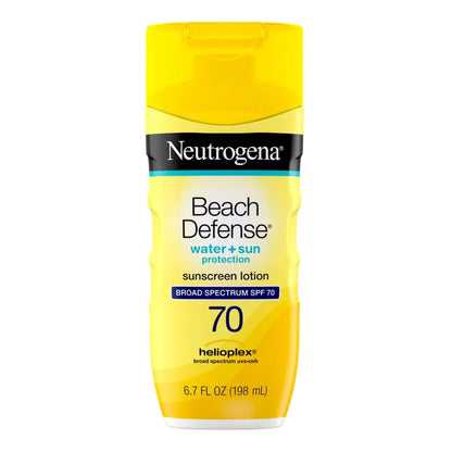 Sunscreen Neutrogena® Beach Defense® SPF 70 Lotion 6.7 oz. Bottle 08680087272