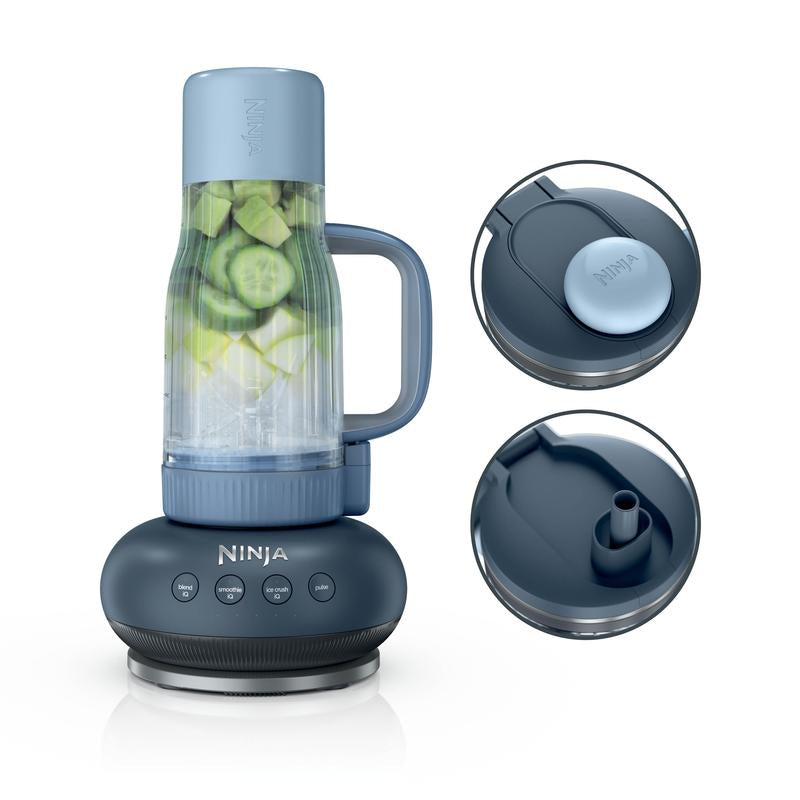 Ninja Blendboss™ Tumbler Blender with 26Oz Travel Tumbler & Removable Straw, Cyberspace