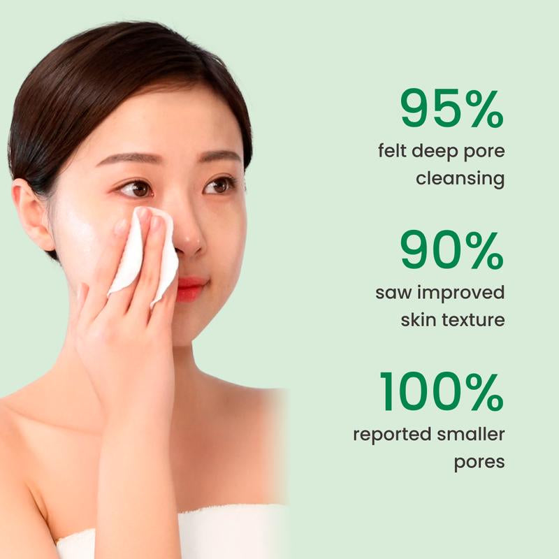 QUIA Dual-Action Toner Pads – Gentle PHA Exfoliation for Sensitive Skin – Instantly Hydrate and Minimize Pores – 70 Soft-Touch Korean Textured Pads – Blackhead and Blemish Control