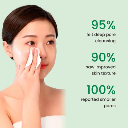 QUIA Dual-Action Toner Pads – Gentle PHA Exfoliation for Sensitive Skin – Instantly Hydrate and Minimize Pores – 70 Soft-Touch Korean Textured Pads – Blackhead and Blemish Control