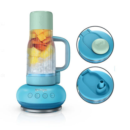 Ninja Blendboss™ Tumbler Blender with 26Oz Travel Tumbler & Removable Straw, Cyberspace
