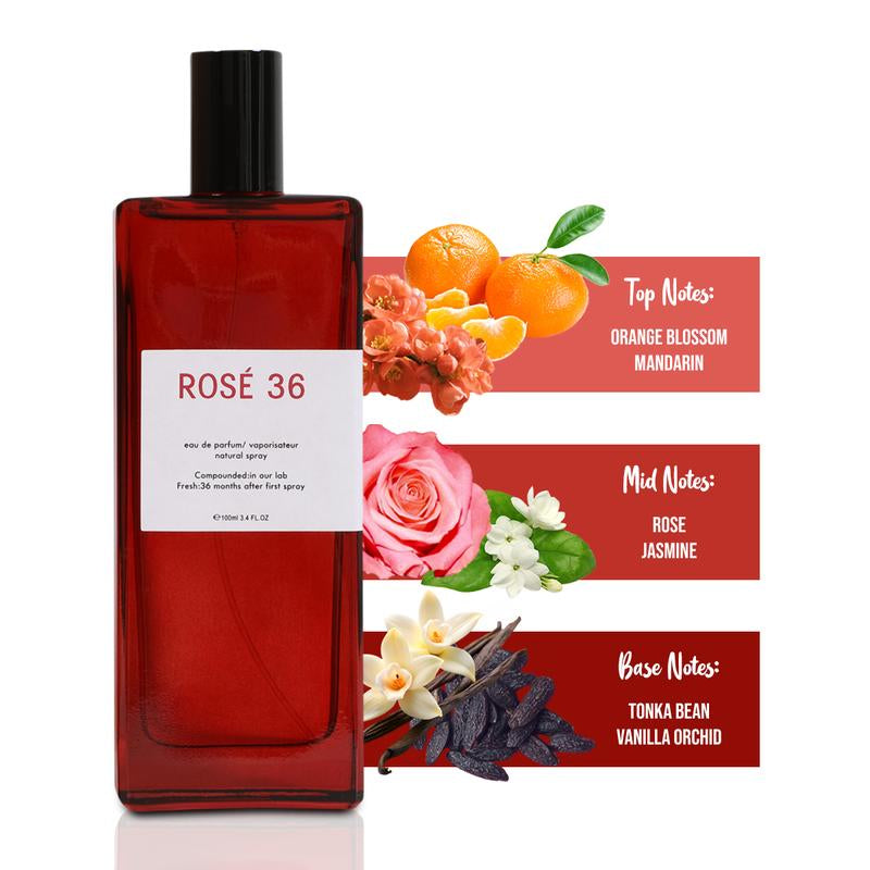 El Laboratorio Rose' 36 Spray Perfume Eau De Parfum for Women 100Ml/3.4Fl.Oz. - Women'S Fragrance