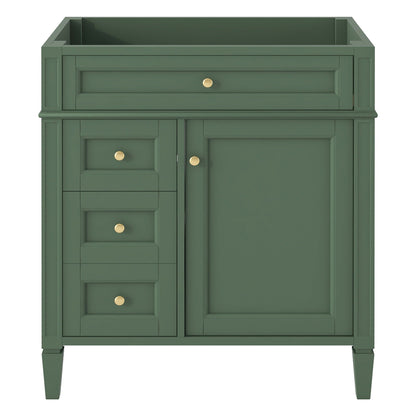 Bathroom Vanity With 2 Drawers And Tip-Out Drawer, Storage Cabinet