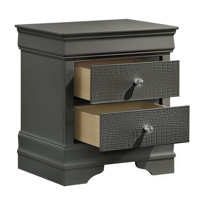 Blaze - 2 Drawer Modern Nightstand