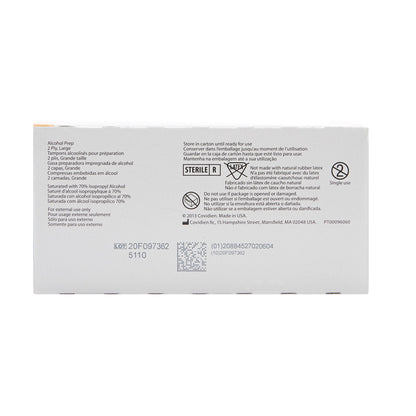Substitute for Webcol™ Alcohol Prep Pad 5110