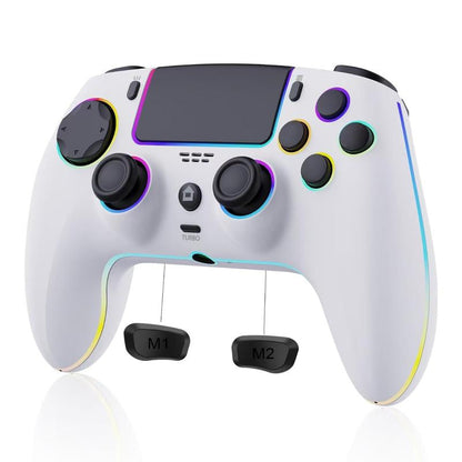 Revolutionary Anti-Stick Drift Wireless Controller for PS5, PC, Mac, Steam Deck & Mobile - Bluetooth 5.0 Gamepad with Hall Effect Sticks, Touchpad, 6-Axis Gyro, Turbo Function, 3.5mm Jack & Charging Cable!