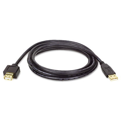 Tripp Lite USB 2.0 A Extension Cable, 10 ft, Black