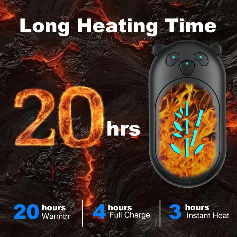 Portable Hand Warmer, 2 Counts Rechargeable Hand Warmer, Hand Warmer for Outdoor Camping, Hunting Equipment, Household Appliances