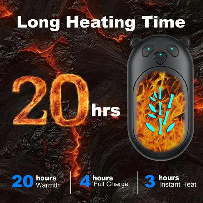 Portable Hand Warmer, 2 Counts Rechargeable Hand Warmer, Hand Warmer for Outdoor Camping, Hunting Equipment, Household Appliances