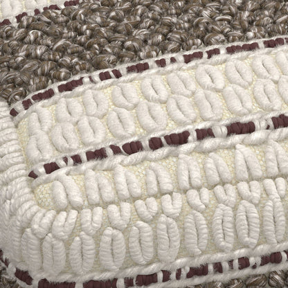Grady - Handcrafted Square Pouf
