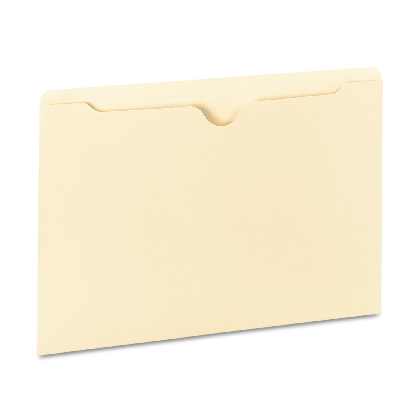 Universal Deluxe Manila File Jackets with Reinforced Tabs, Straight Tab, Legal Size, Manila, 100/Box
