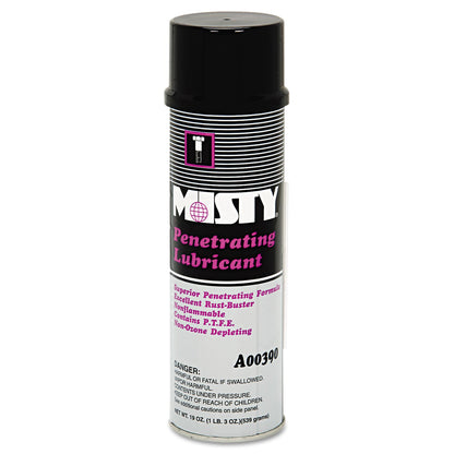 Misty Penetrating Lubricant Spray, 19 oz Aerosol Can, 12/Carton