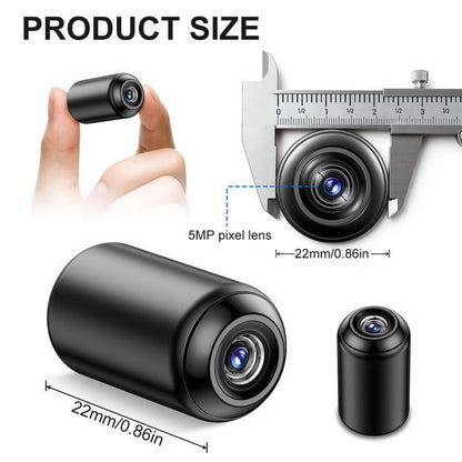 Wireless Indoor Hidden Spy Camera with Night Vision – Mini Security Cam for Baby, Pet, and Home Monitoring, Works with Smartphones and Tablets – Ideal Holiday Gift