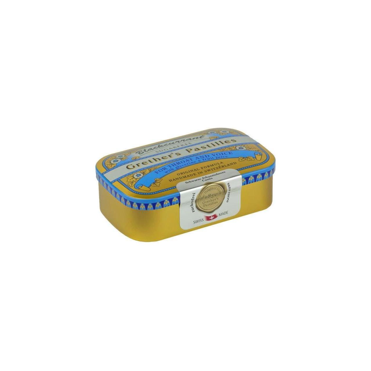 Grether's Black Currant Sugar Free Pastilles, 3.75 Oz