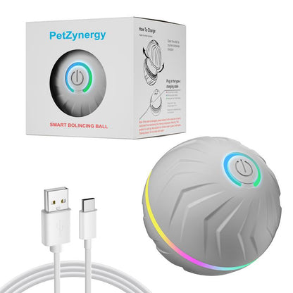 Interactive Touch-Activated Dog Ball - Moving, Vibrating Toy for Small & Medium Dogs - Anti-Boredom, USB Rechargeable Fun!