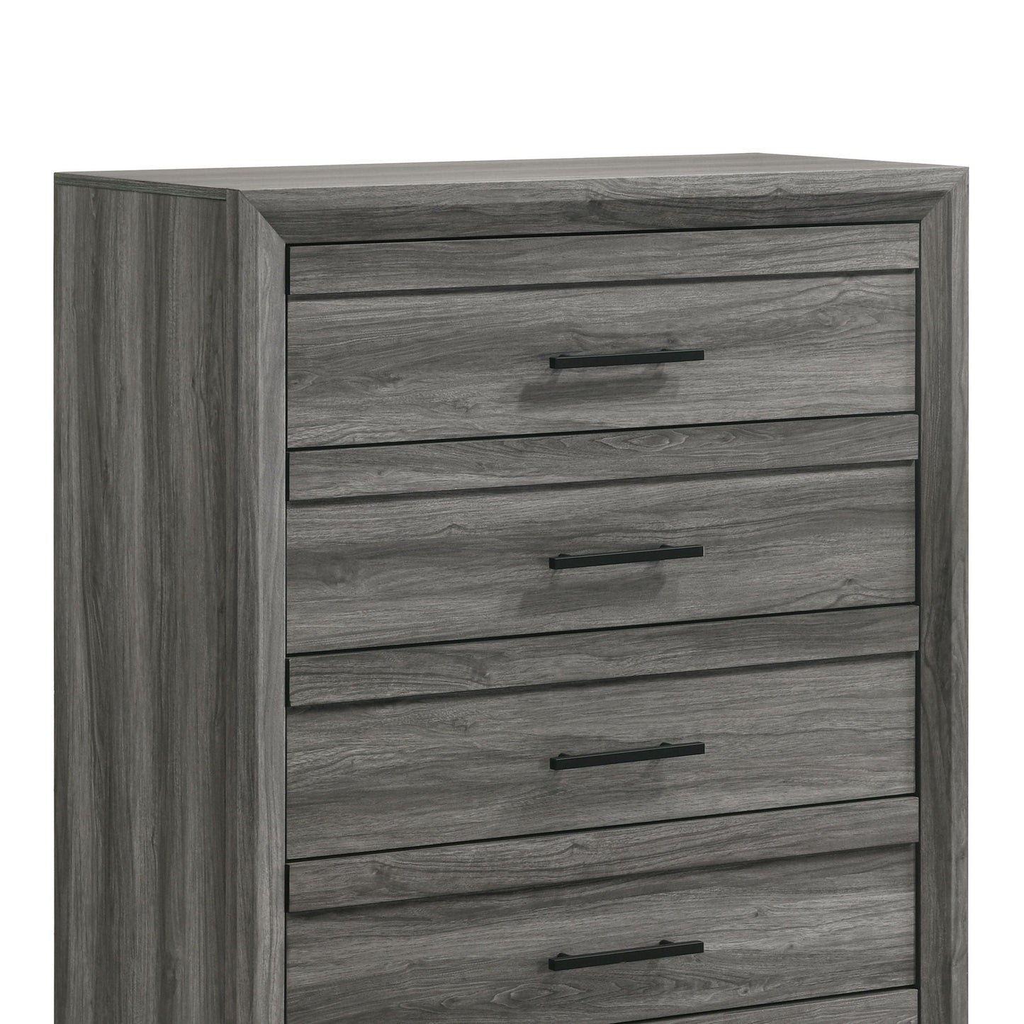Denver - 5 Drawer Chest - Gray