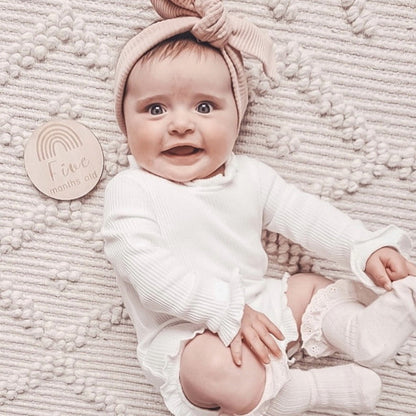Baby Bodysuit Long Sleeve Triangle Bag Fart