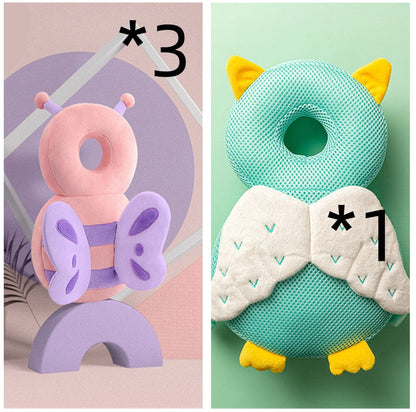Baby Toddler Headrest Child Protection Baby Head Protection Cushion Cute Angel Wings