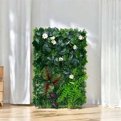 1pc Artificial Plant Wall Panels Boxwood Hedge Wall Panels Privacy Screen Fence Backdrop for Outdoor Garden Backyard Decor