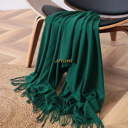 2022 Tassel Women’s Scarf – Designer Shawl, Wrap & Hijab Pashmina