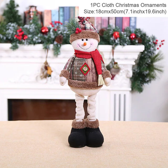 Christmas Doll Ornaments Merry Christmas Decorations For Home Table Decor Xmas Gift 2025 Navidad Natal New Year Decor 2026 Noel