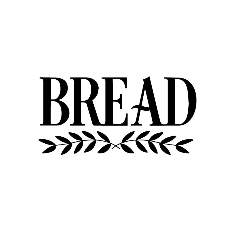 Farmhouse Bread Box Sticker | Kitchen Pantry Label Decal