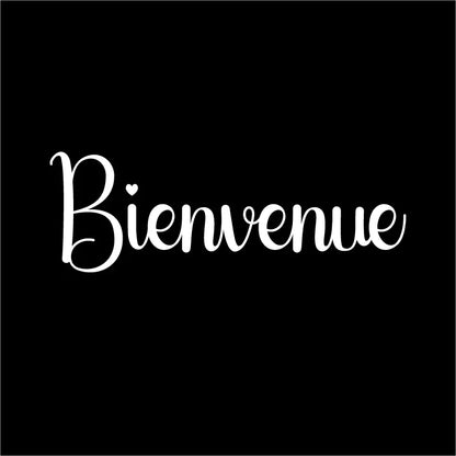 French Wedding Directional Sign Stickers | Baptism Party Personalized Vinyl Decals