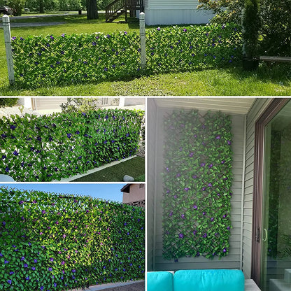 1PC Expandable Privacy Screen Fencing for Balcony & Garden Artificial Ivy Wall Decor Outdoor Stylish Garden Background Decor