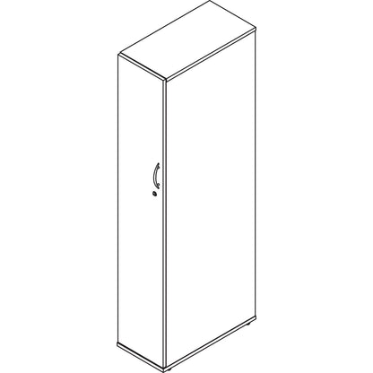 Alera Valencia Series Wardrobe, 11 7/8w x 22 7/8d x 65h, Espresso