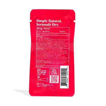 Sweat Minimizing Gel