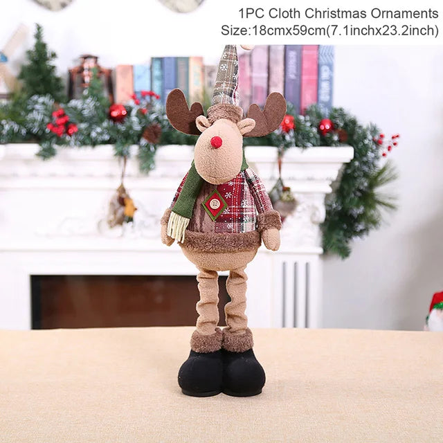 Christmas Doll Ornaments Merry Christmas Decorations For Home Table Decor Xmas Gift 2025 Navidad Natal New Year Decor 2026 Noel